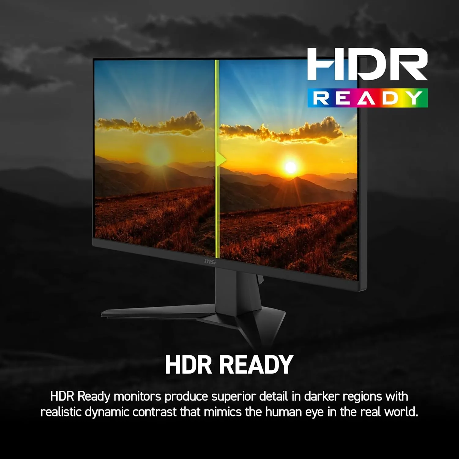 MSI MAG 245F X24 24-inch FHD 240Hz Gaming Monitor, 0.5ms, FreeSync