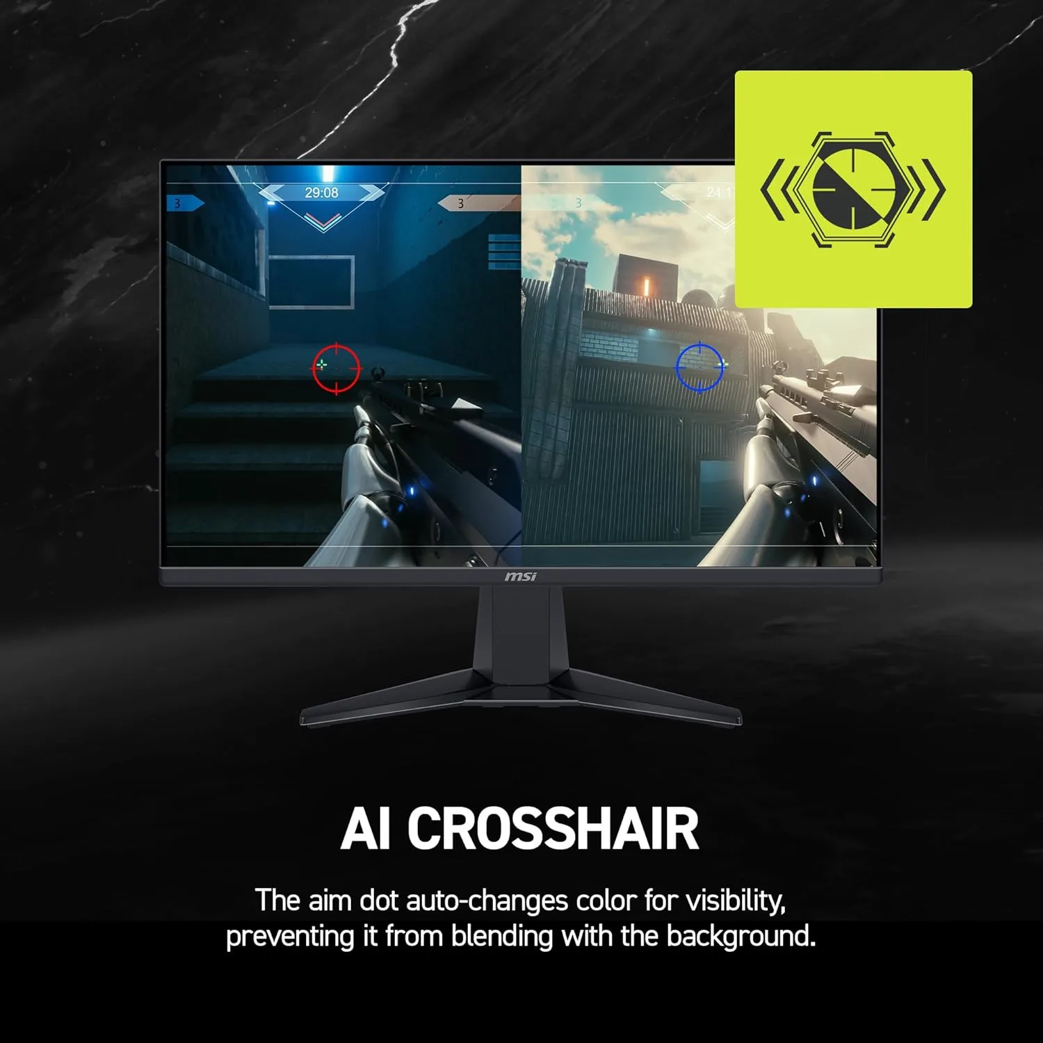 MSI MAG 245F X24 24-inch FHD 240Hz Gaming Monitor, 0.5ms, FreeSync