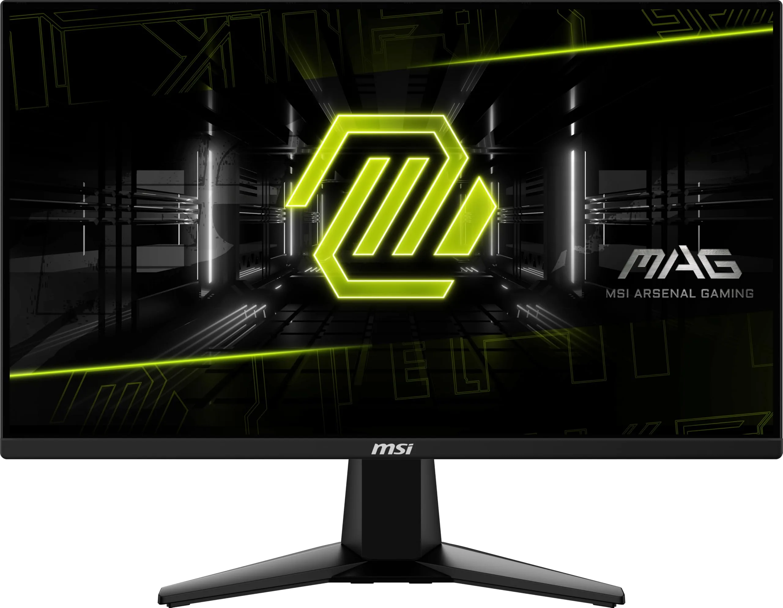 MSI MAG 255XF 25-inch 1920 x 1080 (FHD) Curved Monitor, 300Hz, HDMI, DisplayPort, VGA, VESA, Tilt, Speakers, Black
