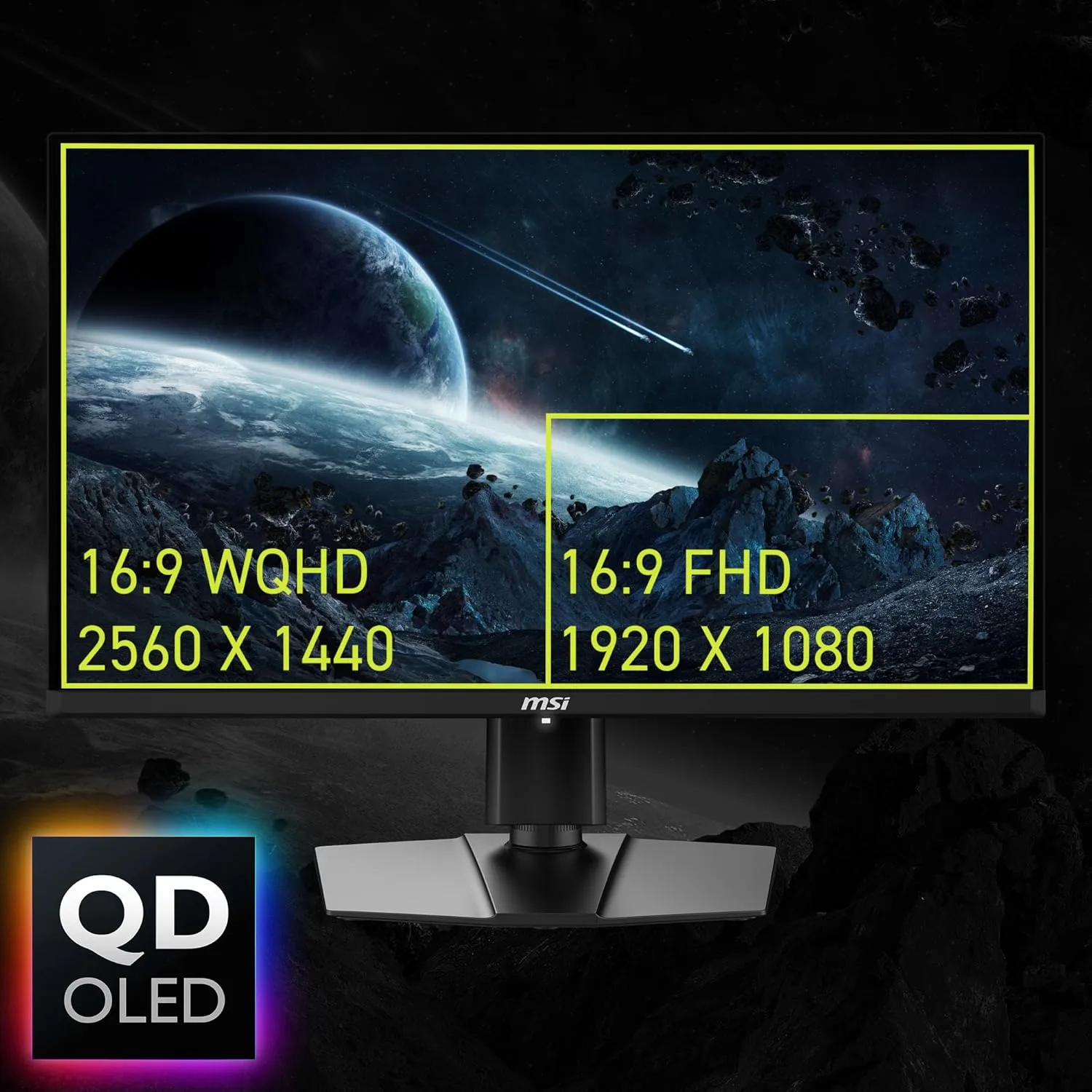 MSI MAG 271QP QD-OLED X28 27-inch 2560 x 1440 QHD Gaming Monitor