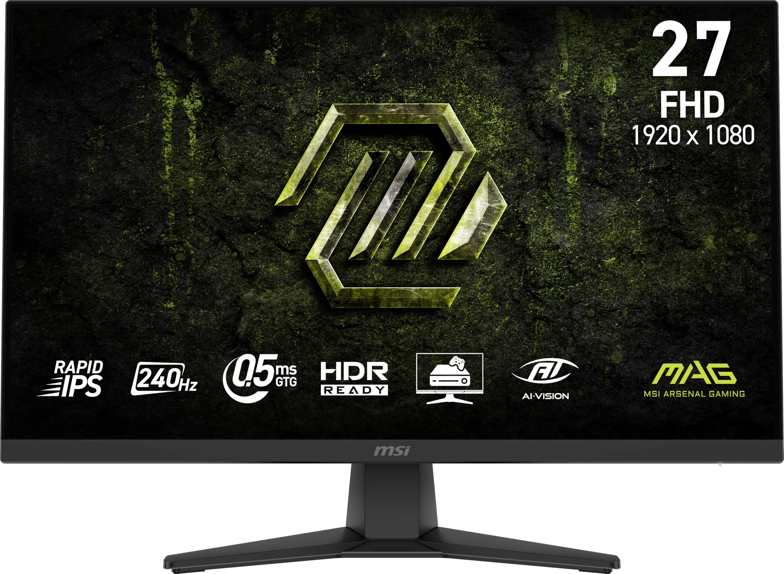 MSI MAG 272F X24 27-inch FHD Gaming Monitor - 240Hz, 0.5ms, HDR