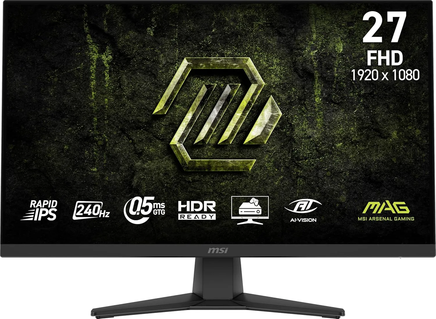 MSI MAG 272F X24 27-inch FHD Gaming Monitor - 240Hz, 0.5ms, HDR