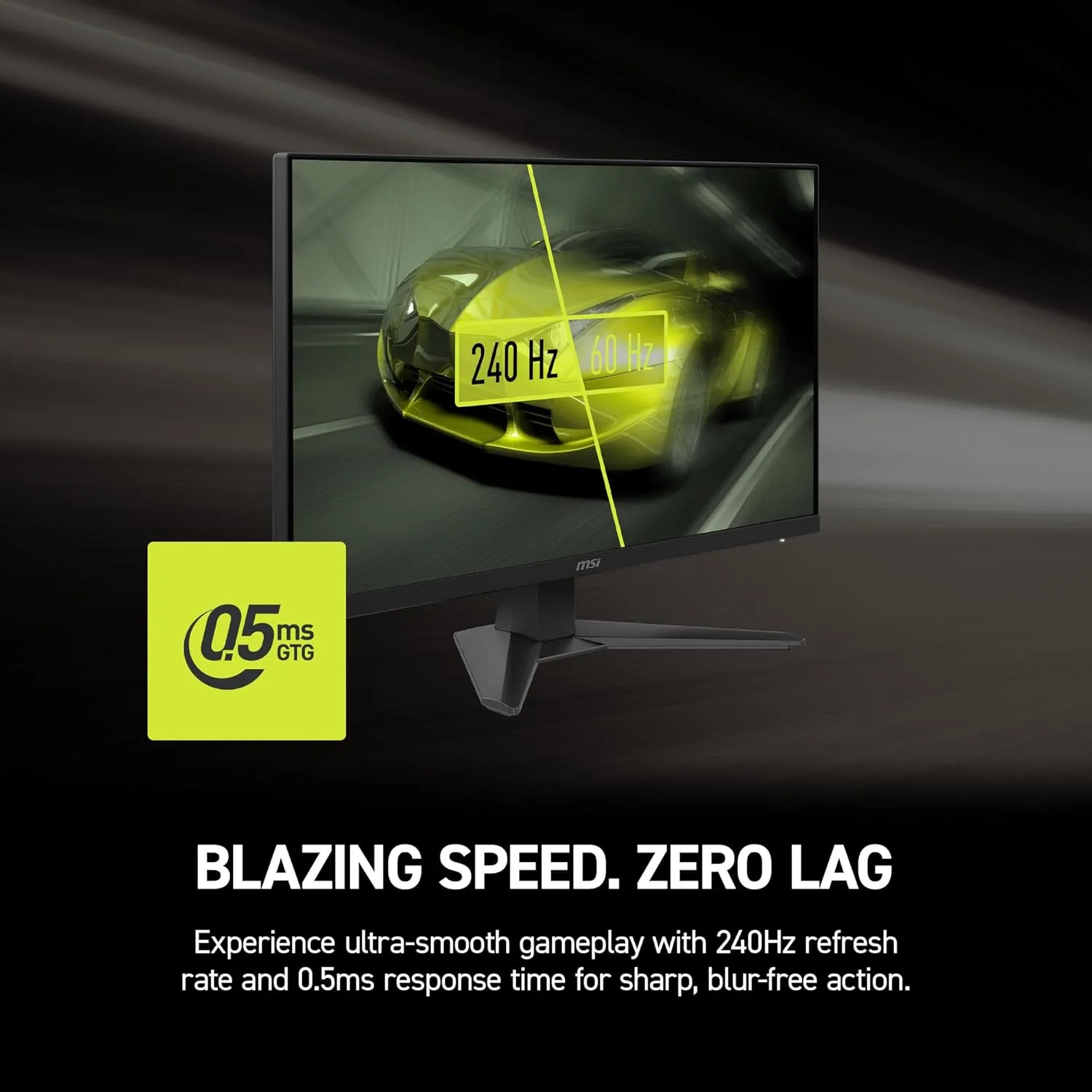 MSI MAG 272F X24 27-inch FHD Gaming Monitor - 240Hz, 0.5ms, HDR