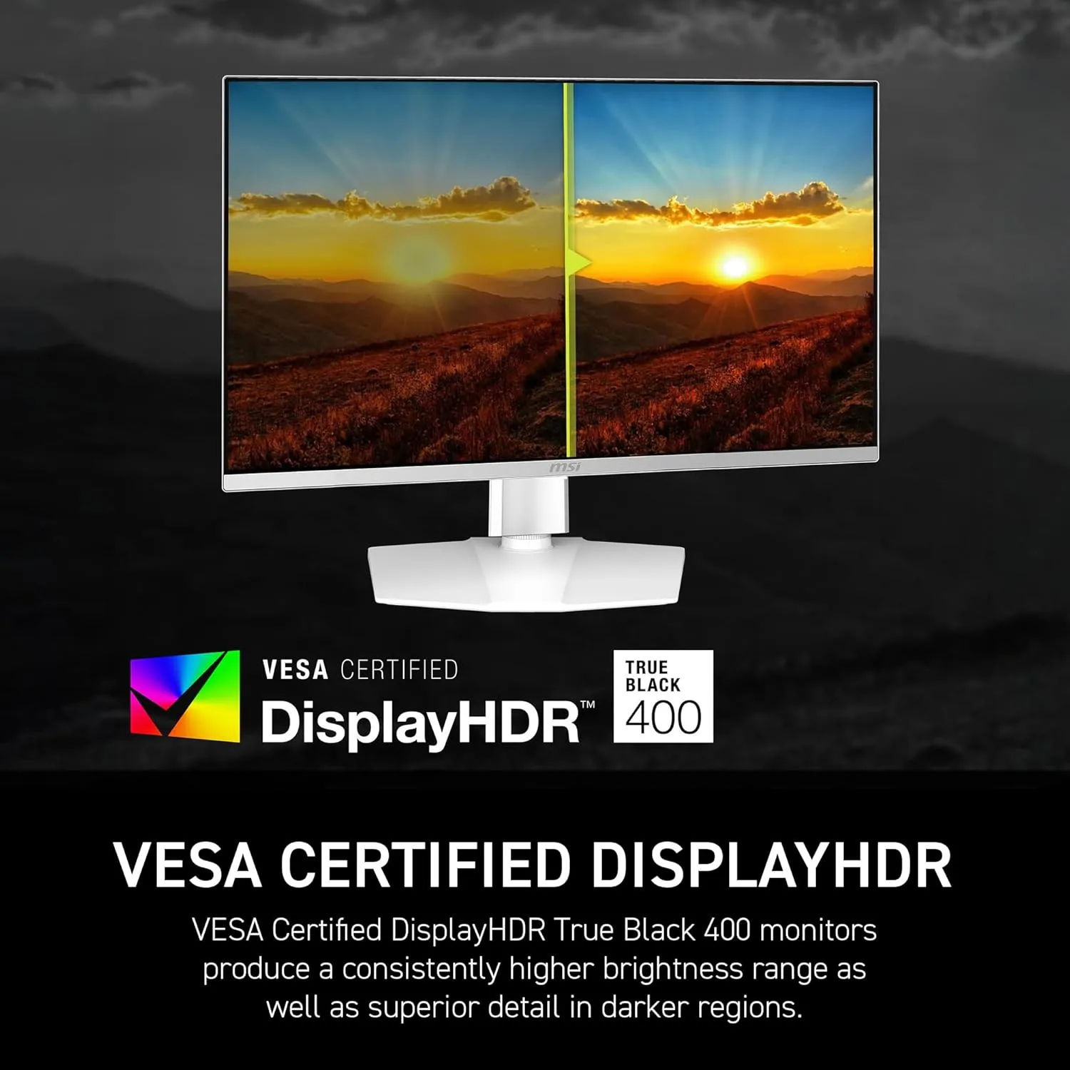 MSI MAG 272QPW 27-inch QD-OLED QHD 280Hz Gaming Monitor, White