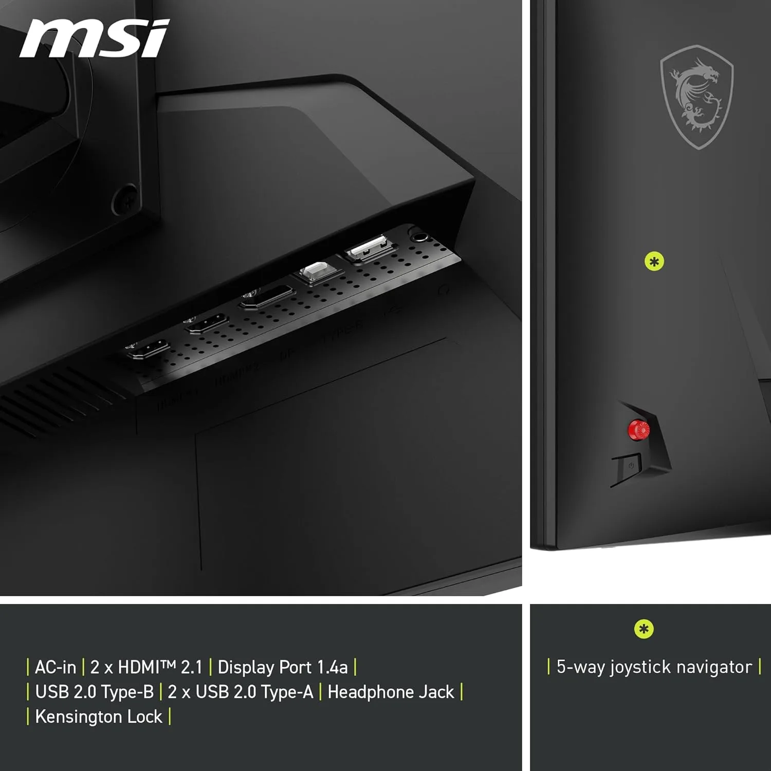 MSI MAG 272URDF E16 27-inch 3840 x 2160 (UHD) Gaming Office Monitor, 160Hz, Adaptive-Sync, HDR Ready, HDMI, VGA Port, VESA Mountable, Tilt, 4-Side Slim Bezel,0.5ms, Black