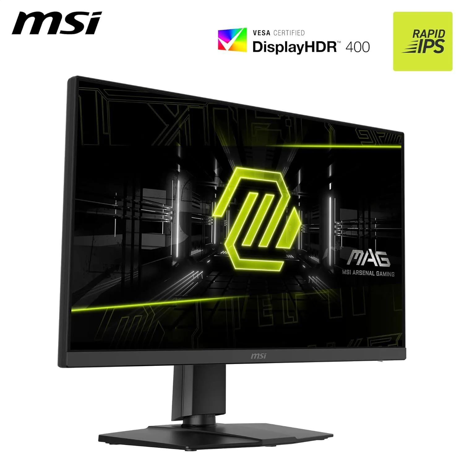 MSI MAG 272URDF E16 27-inch 3840 x 2160 (UHD) Gaming Office Monitor, 160Hz, Adaptive-Sync, HDR Ready, HDMI, VGA Port, VESA Mountable, Tilt, 4-Side Slim Bezel,0.5ms, Black