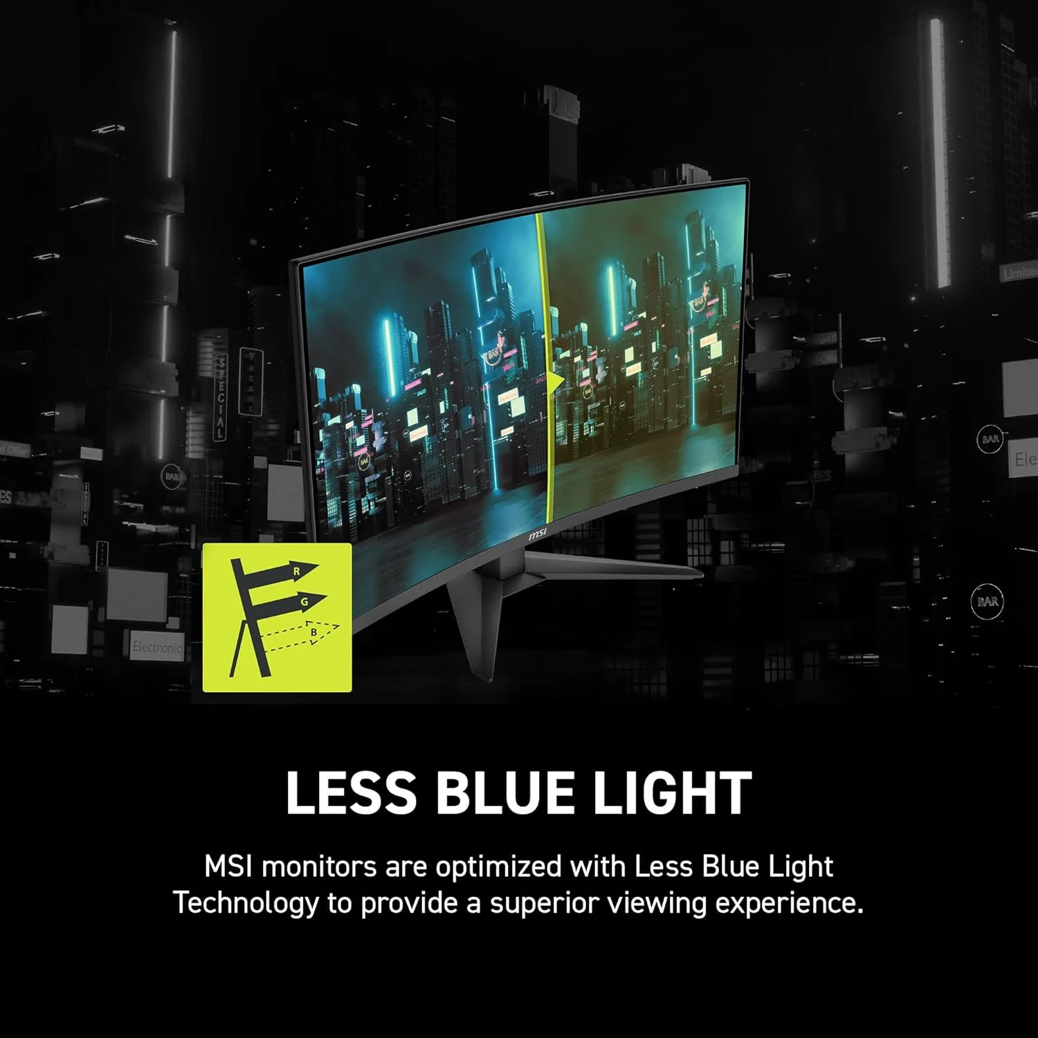 MSI MAG 321CQF E18 32-inch QHD Curved Gaming Monitor 180Hz 0.5ms