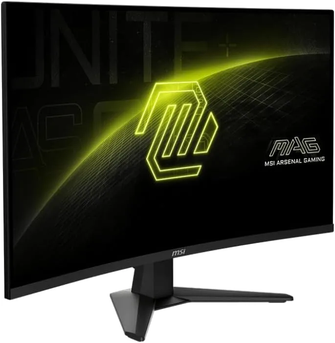 MSI MAG 32C6X 31.5-inch 1920 x 1080 (FHD) Computer Monitor, 250Hz, Adaptive-Sync, HDR Ready, HDMI, VGA Port, Display Port, VESA Mountable, Tilt, Speaker, 1ms, Black