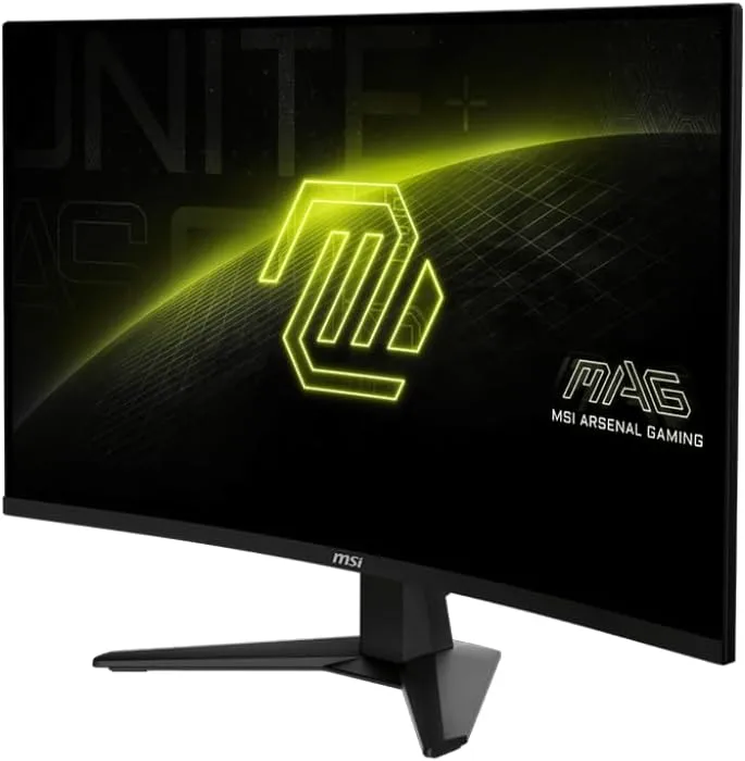 MSI MAG 32C6X 31.5-inch 1920 x 1080 (FHD) Computer Monitor, 250Hz, Adaptive-Sync, HDR Ready, HDMI, VGA Port, Display Port, VESA Mountable, Tilt, Speaker, 1ms, Black