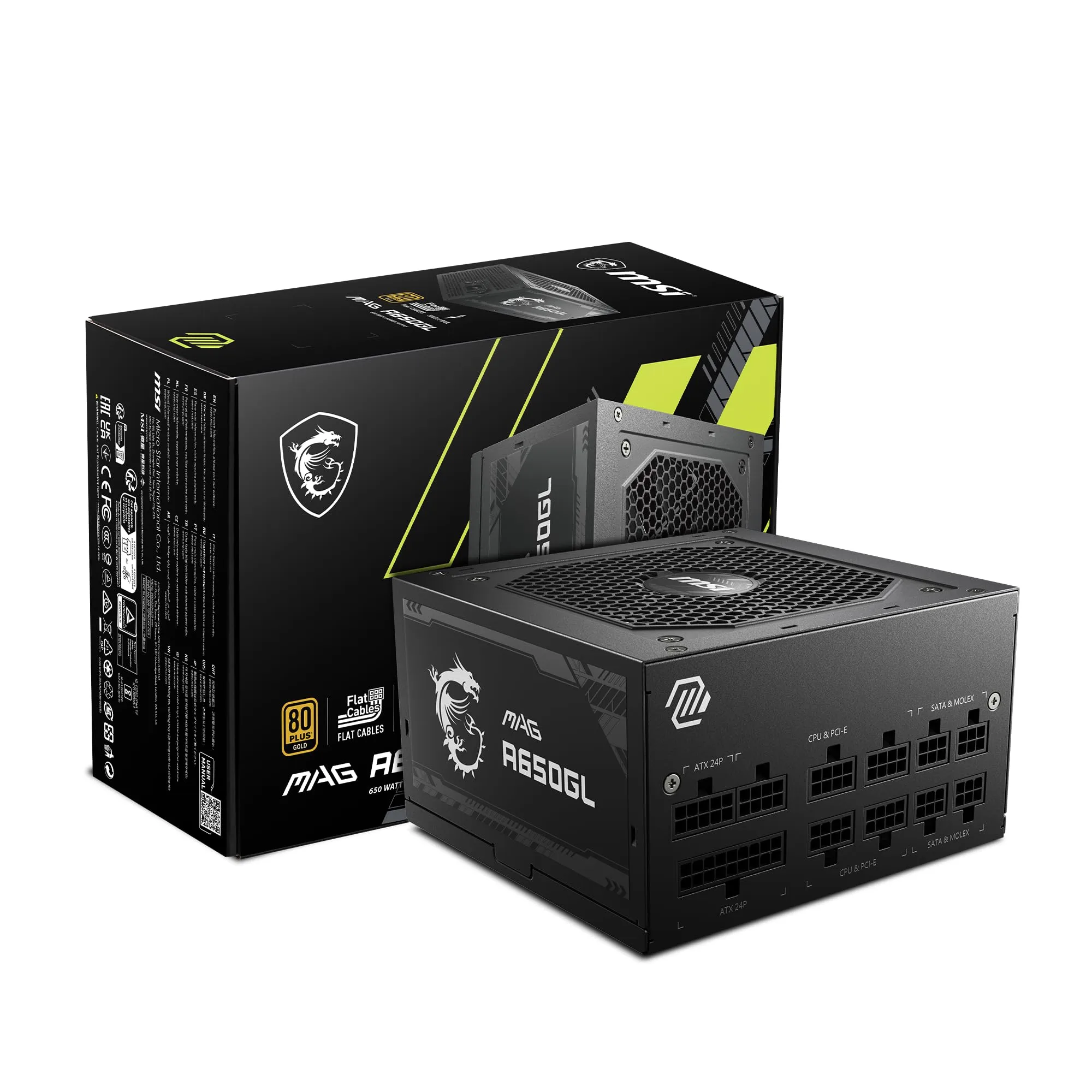 MSI MAG A GL Fully Modular 80 PLUS Gold ATX Power Supply
