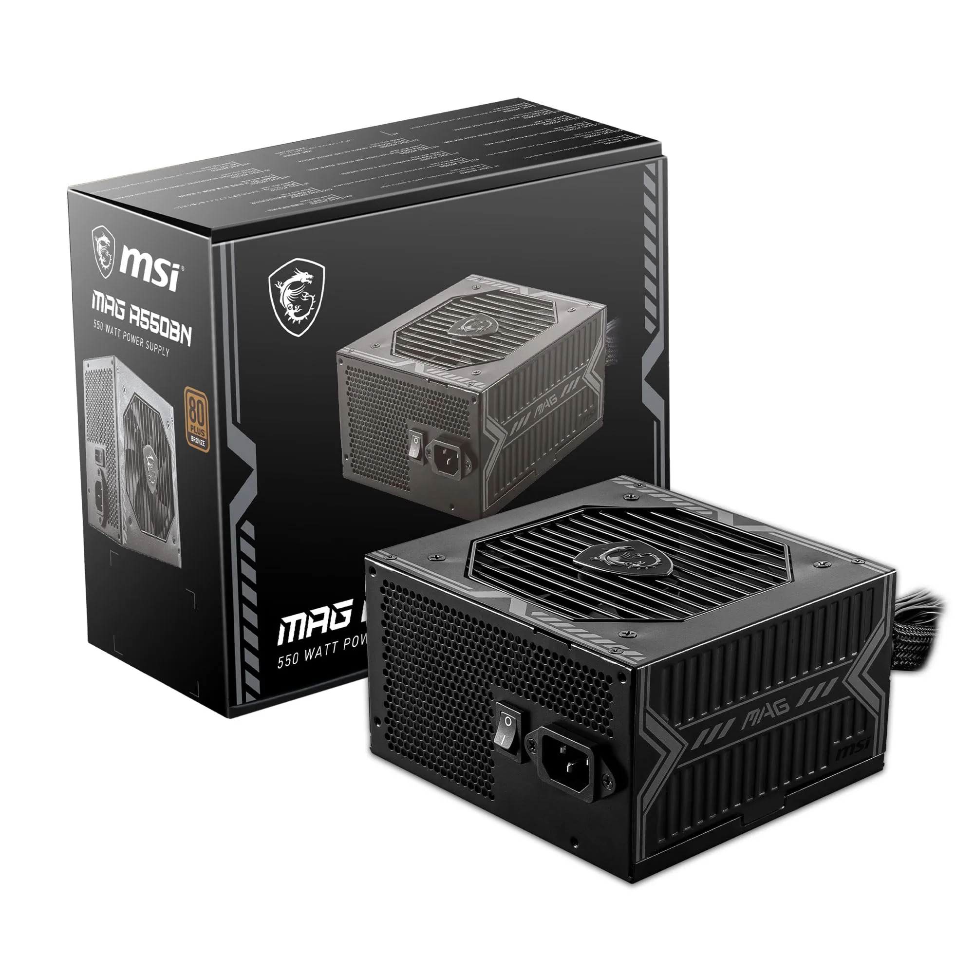 MSI MAG A Non-Modular ATX Power Supply - 80 PLUS Bronze