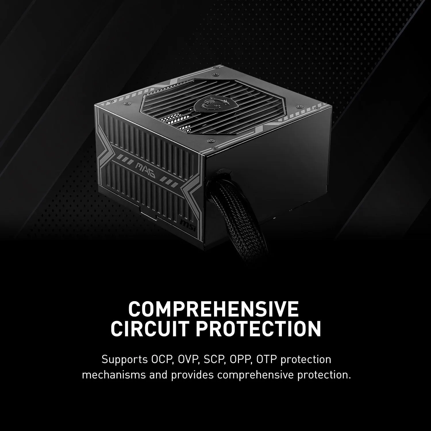MSI MAG A Non-Modular ATX Power Supply - 80 PLUS Bronze