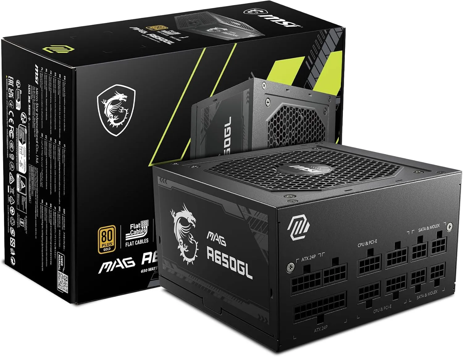 MSI MAG A GL Fully Modular 80 PLUS Gold ATX Power Supply