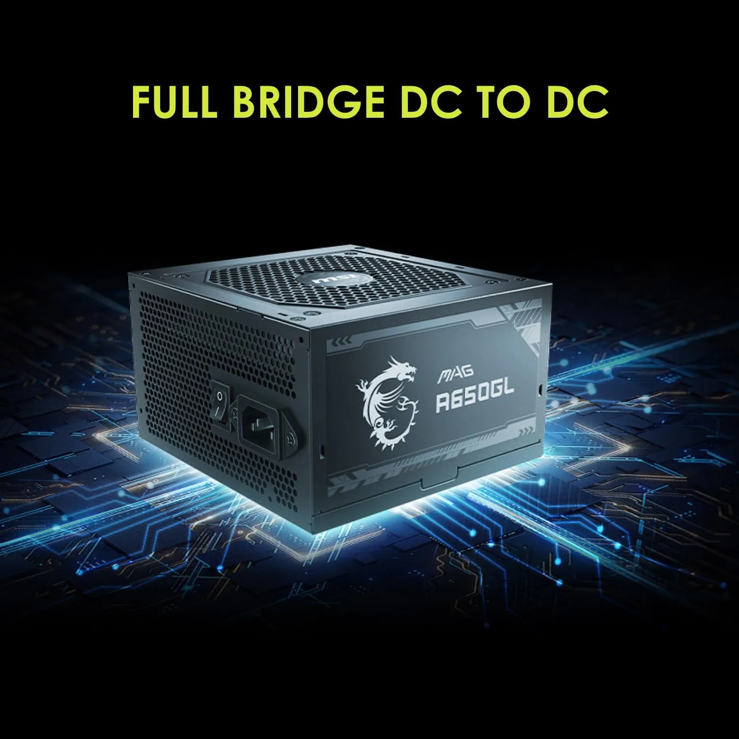 MSI MAG A GL Fully Modular 80 PLUS Gold ATX Power Supply