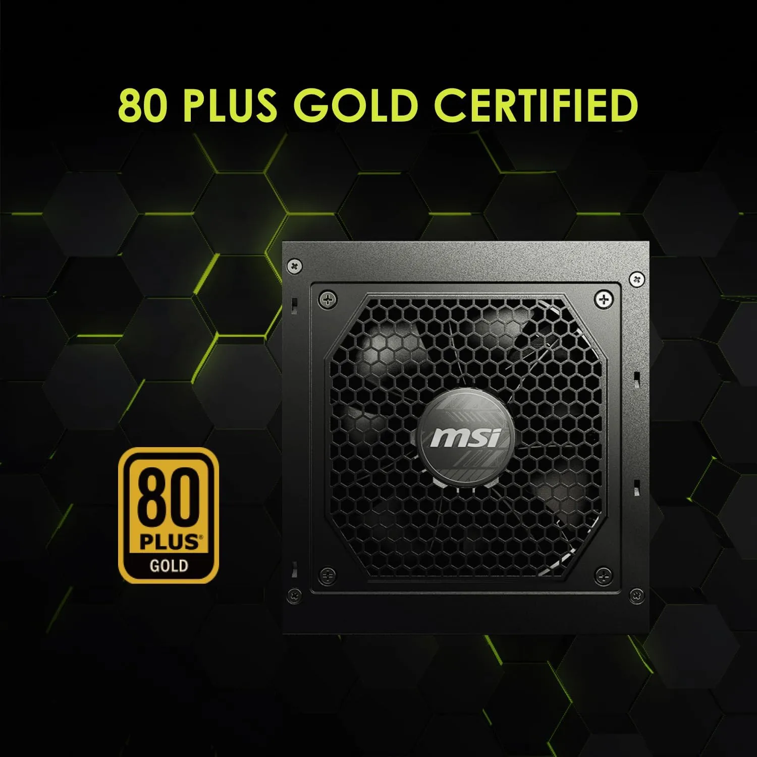 MSI MAG A GL Fully Modular 80 PLUS Gold ATX Power Supply