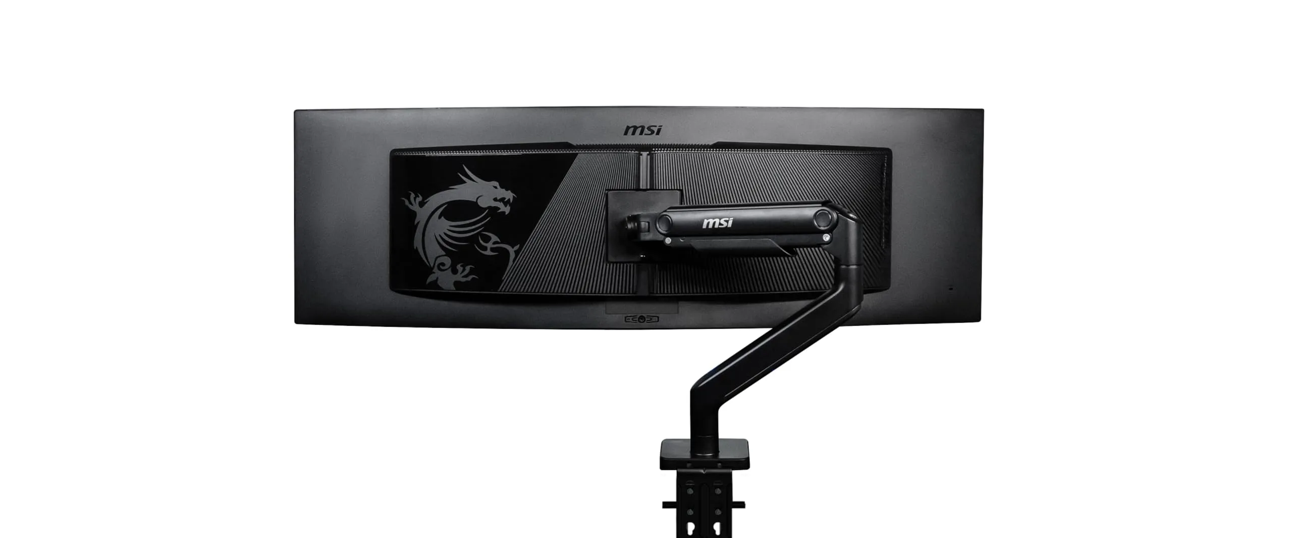 MSI MAG MT201 Premium Heavy Duty Single Monitor Arm - Supports 17-49", 44 lb Capacity
