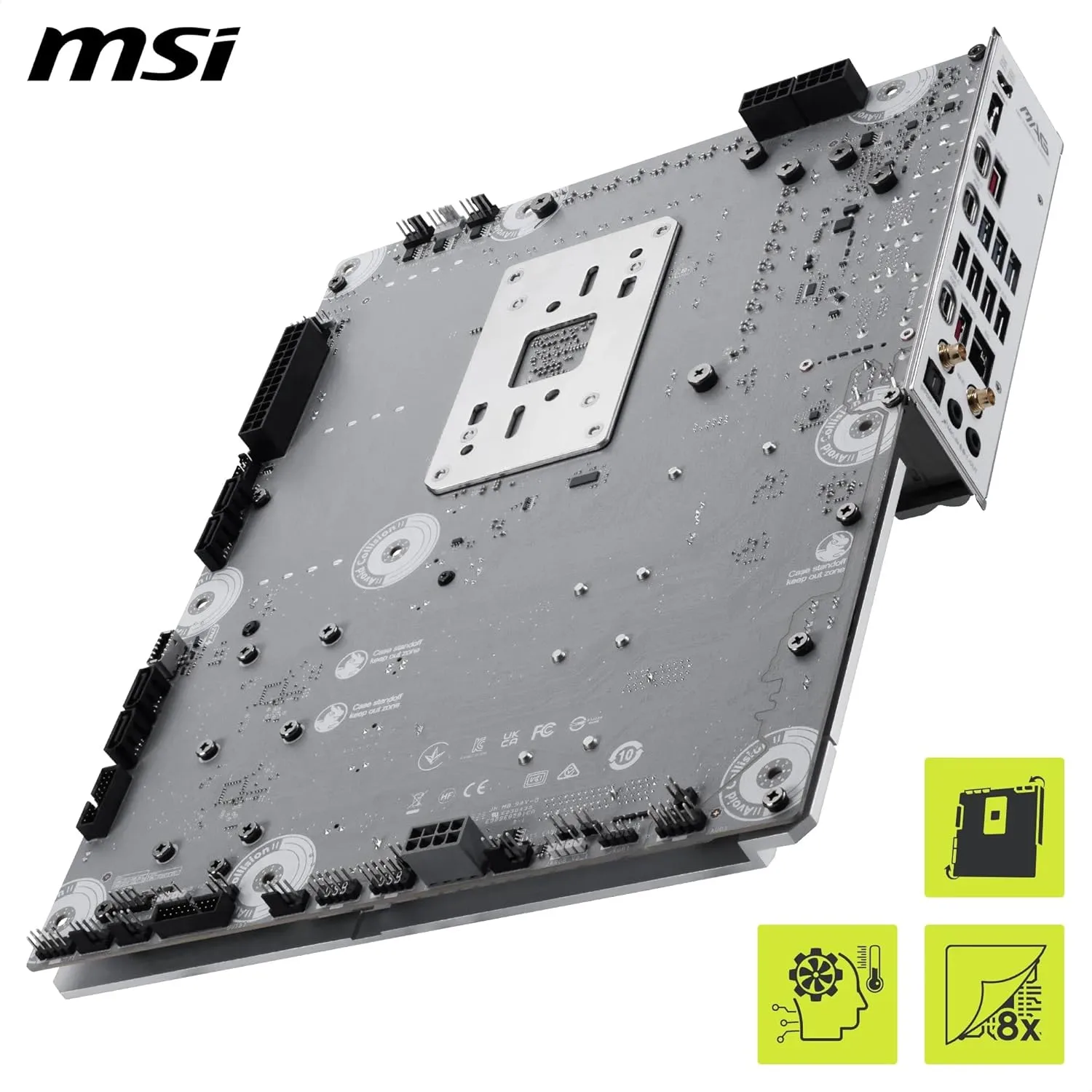 MSI MAG X870E Tomahawk MAX WiFi PZ Motherboard, ATX - Supports AMD Ryzen 9000/8000 / 7000 Processors, AM5 - DDR5 Memory Boost 8400+ MT/s (OC), PCIe 5.0 x16, M.2 Gen5, Wi-Fi 7, 5G LAN