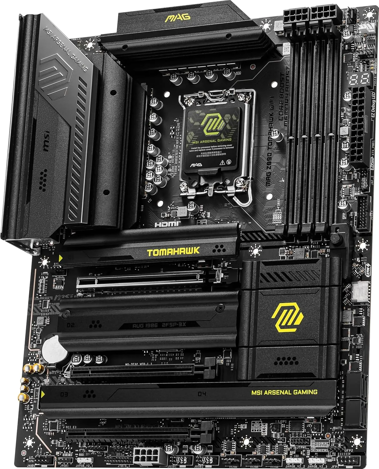 MSI MAG Z890 Tomahawk WiFi Gaming Motherboard (LGA 1851, DDR5, PCIe 5.0, Wi‑Fi 7)