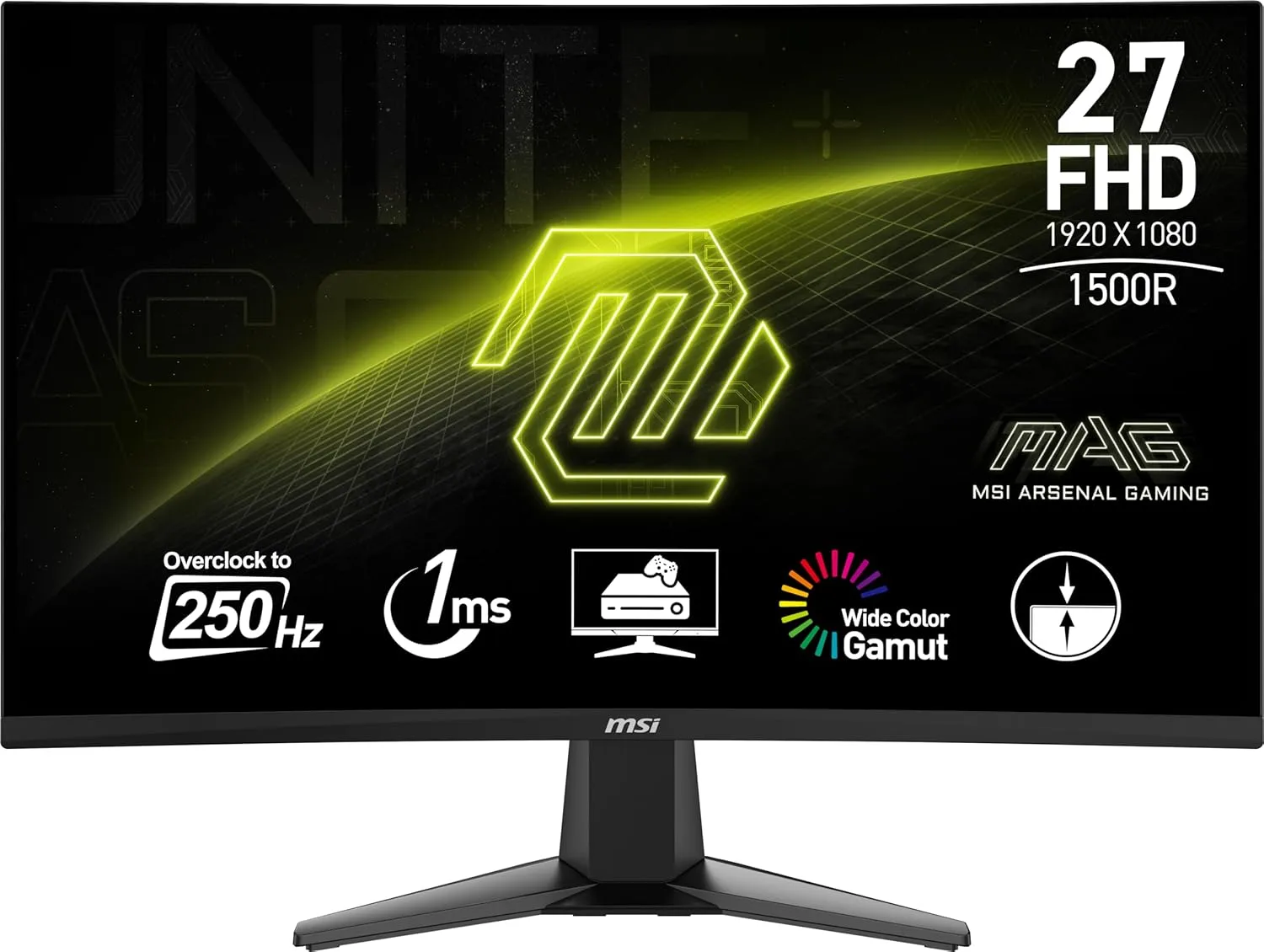 MSI MAG 27-inch FHD Curved VA Gaming Monitor