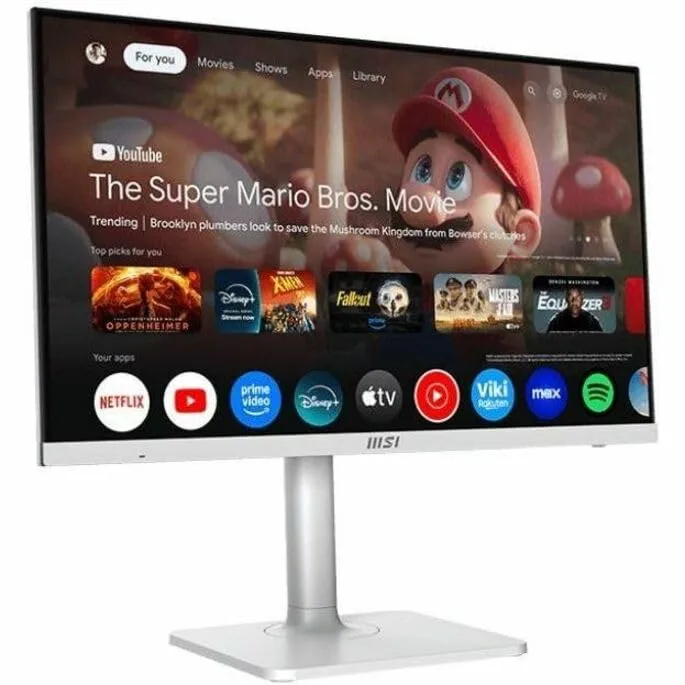 MSI Modern MD272UPSW 27-inch IPS 4K UHD Smart Monitor, White