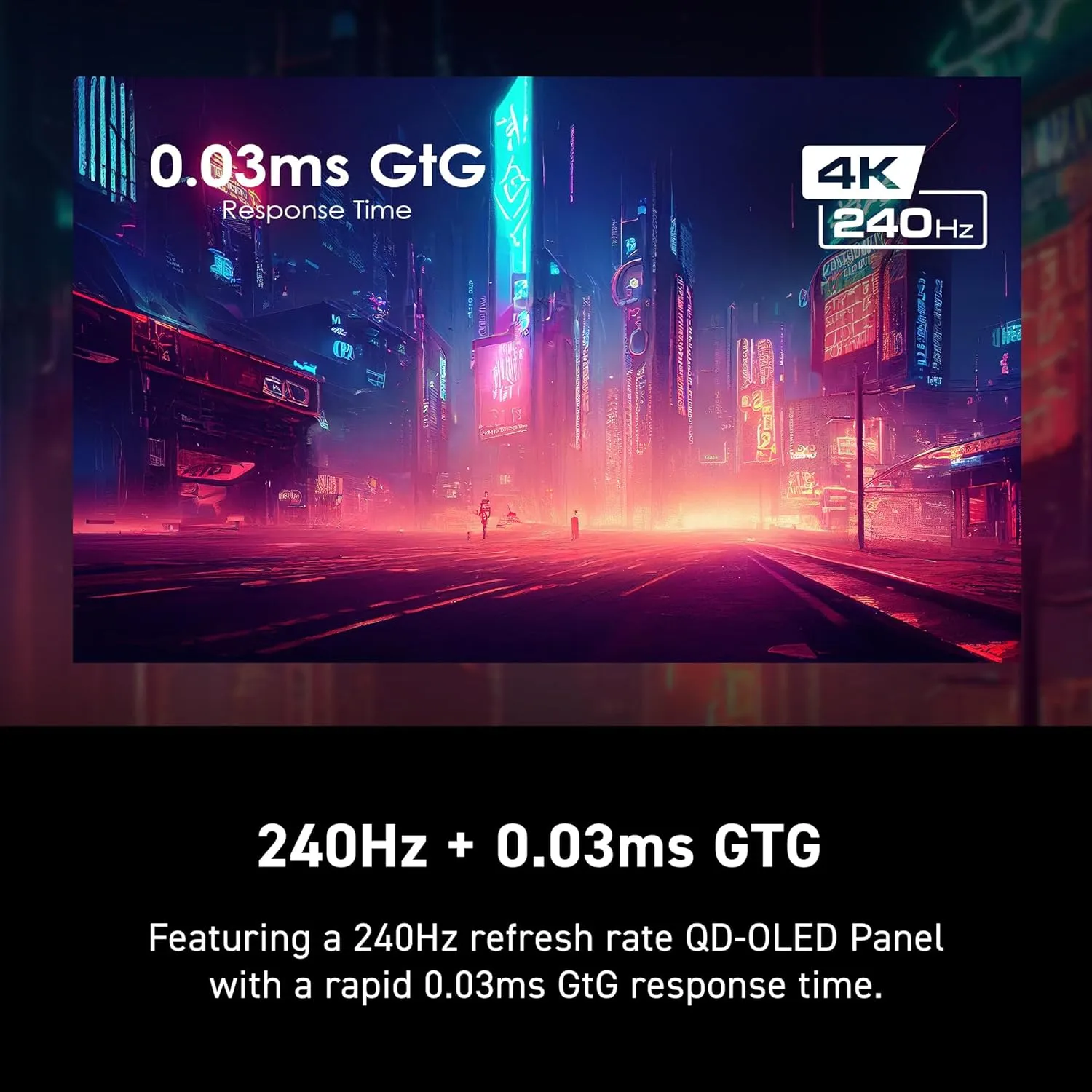 MSI MPG 322URX QD-OLED 32" 4K 240Hz Gaming Monitor, 0.03ms, HDMI/DP