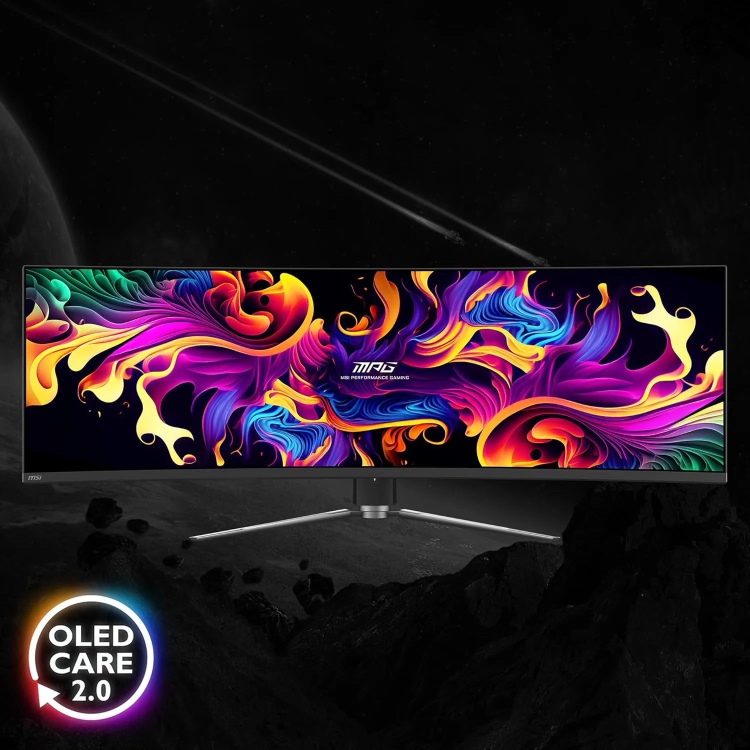MSI MPG 491 QD-OLED 49-inch Curved Gaming Monitor