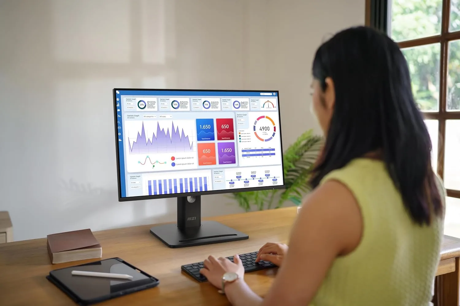 MSI PRO MP245PG E14 24-inch FHD IPS Monitor, 144Hz, Adaptive-Sync