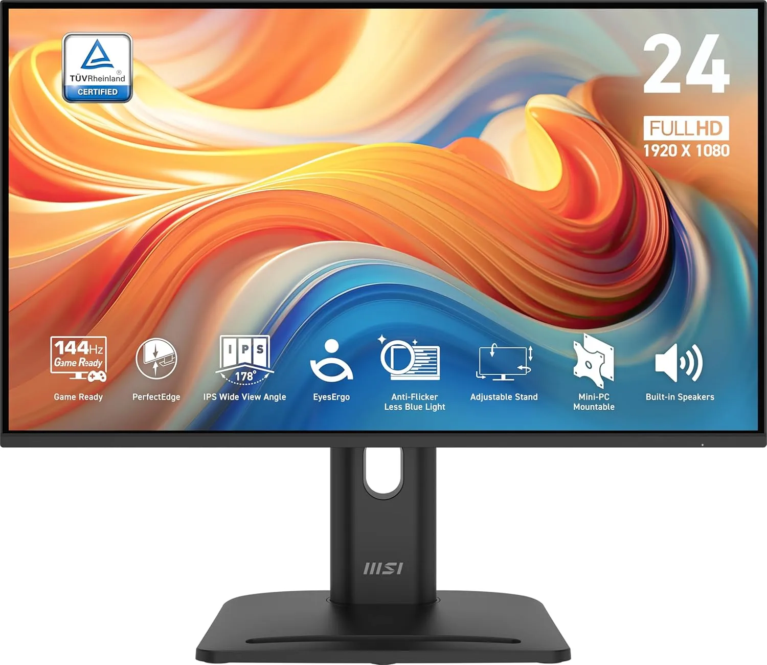 MSI PRO MP245PG E14 24-inch FHD IPS Monitor, 144Hz, Adaptive-Sync