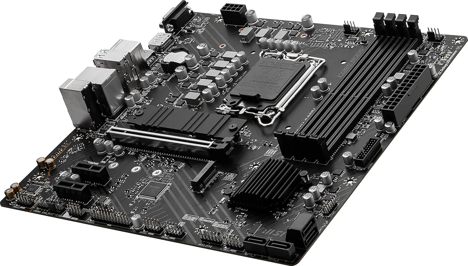MSI PRO B760M-P DDR4 ProSeries Motherboard (Supports 12th/13th/14th Gen Intel Processors, LGA 1700, DDR4, PCIe 4.0, M.2, USB 3.2 Gen2, HDMI/DP, mATX)