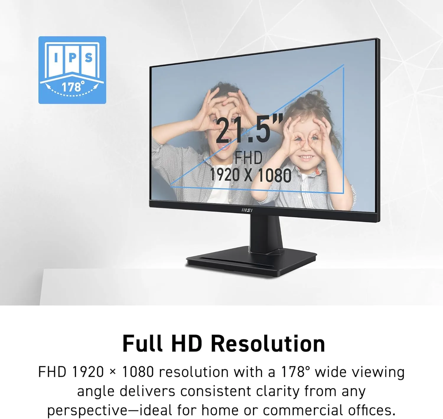 MSI PRO MP225 22-inch IPS 1920x1080 FHD 100Hz Monitor