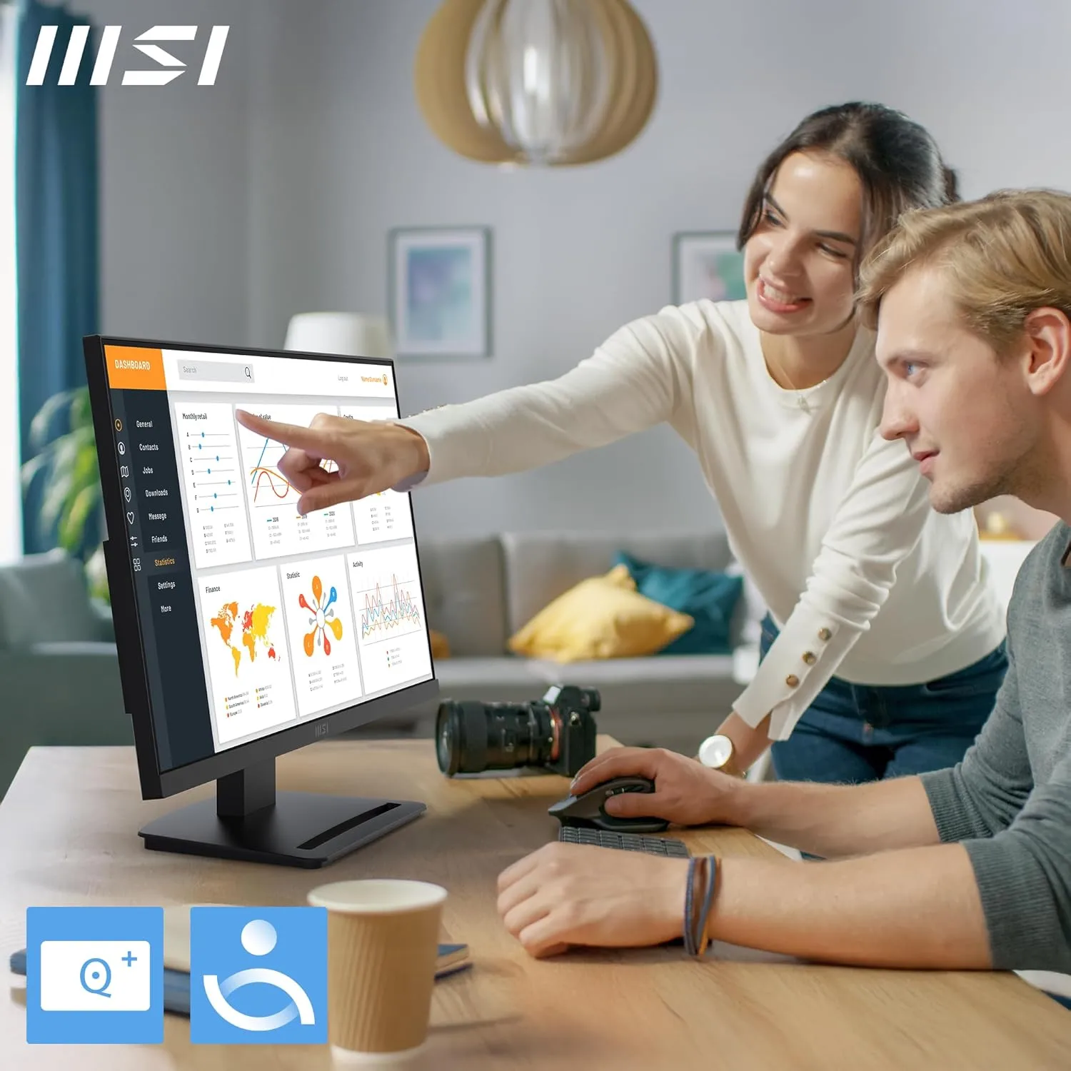 MSI PRO IPS FHD Monitor — Adaptive-Sync & HDR Ready