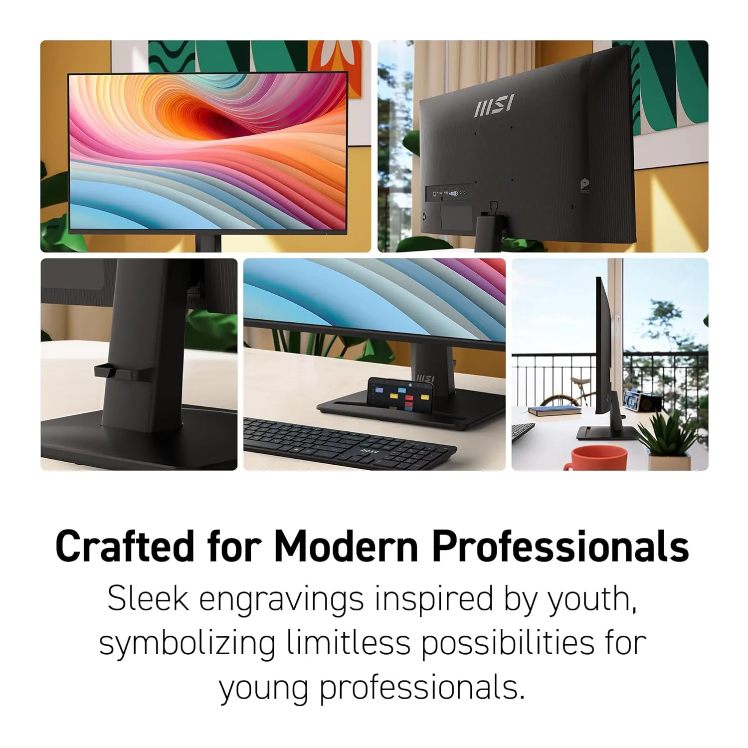 MSI PRO IPS FHD Monitor — Adaptive-Sync & HDR Ready