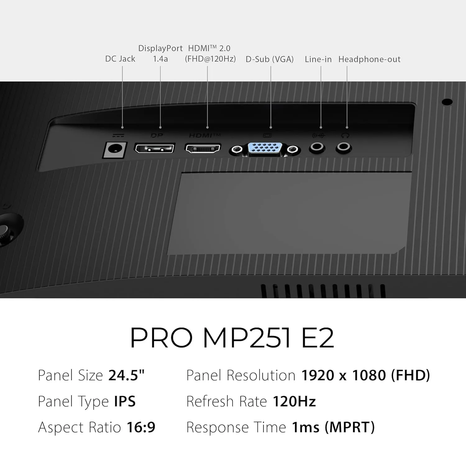 MSI PRO IPS FHD Monitor — Adaptive-Sync & HDR Ready