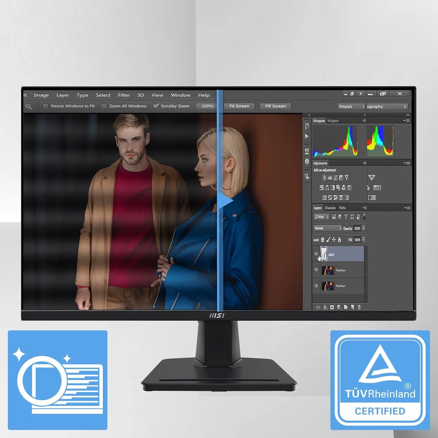 MSI PRO MP275Q 27-inch WQHD (2560x1440) IPS Monitor, 100Hz