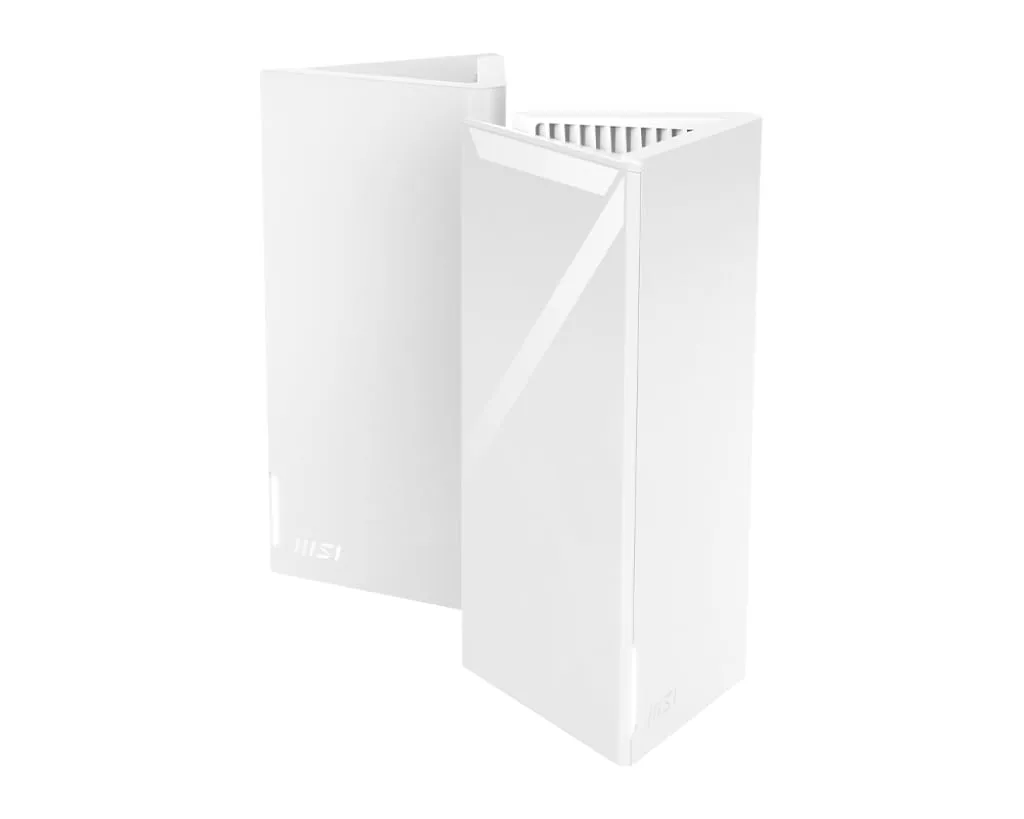 MSI Roamii BE Lite Mesh System - 2 Pack (WiFi 7, BE 5000, Up to 5,800 sq.ft. of Coverage, Supporting 120+ Devices, 2.5Gbps Ethernet Port, MU-MIMO MLO)