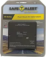 Combination Carbon Monoxide/Propane Alarm - Flush Mount, 12 VDC, Black