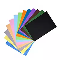Bright Color Paper A4 Sheets - 120 GSM Multi Colour (Pack of 65 Sheets - 13 Colours X 5 Sheets)