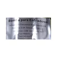 Bomba para Enfriadores - MUNBE-0924