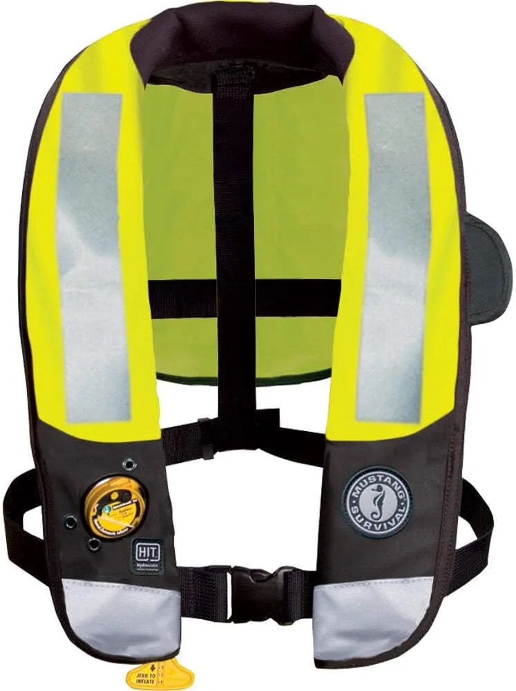 Mustang HIT High Visibility Inflatable PFD - Fluorescent Yellow/Green - Automatic/Manual