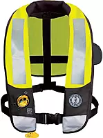 Mustang HIT High Visibility Inflatable PFD - Fluorescent Yellow/Green - Automatic/Manual