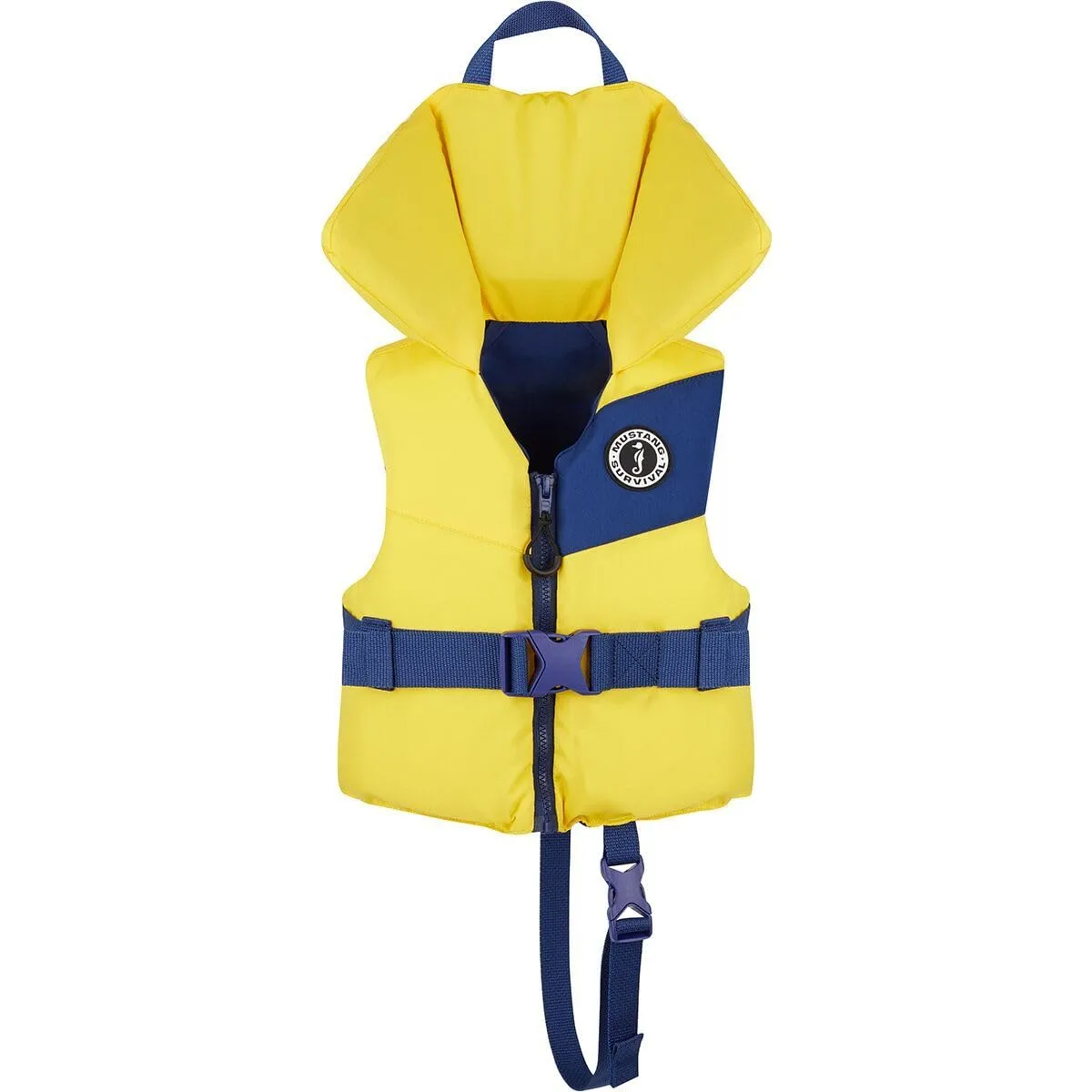 Mustang Lil' Legends Infant Foam Vest - Yellow/Navy