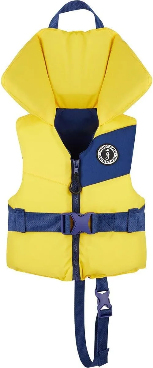 Mustang Lil' Legends Infant Foam Vest - Yellow/Navy