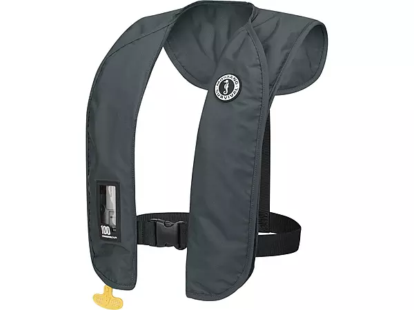 Mustang MIT 100 Convertible Inflatable PFD - Admiral Grey