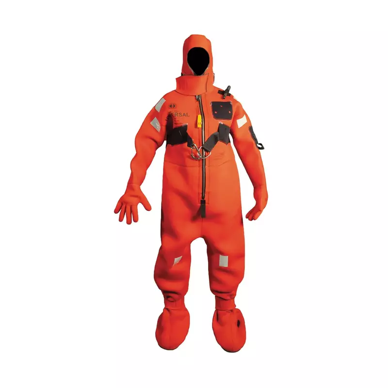 Mustang Neoprene Cold Water Immersion Suit w/Harness - Red - Child