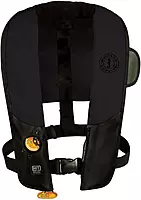 Mustang Hit Automatic Inflatable PFD - Law Enforcement Edition with Customizable Back Flap - Black