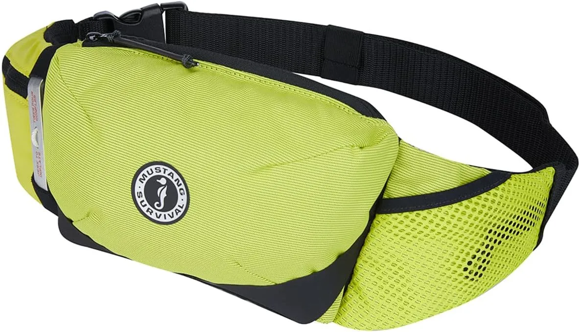 Mustang Essentialist Manual Inflatable Belt Pack - Mahi Yellow