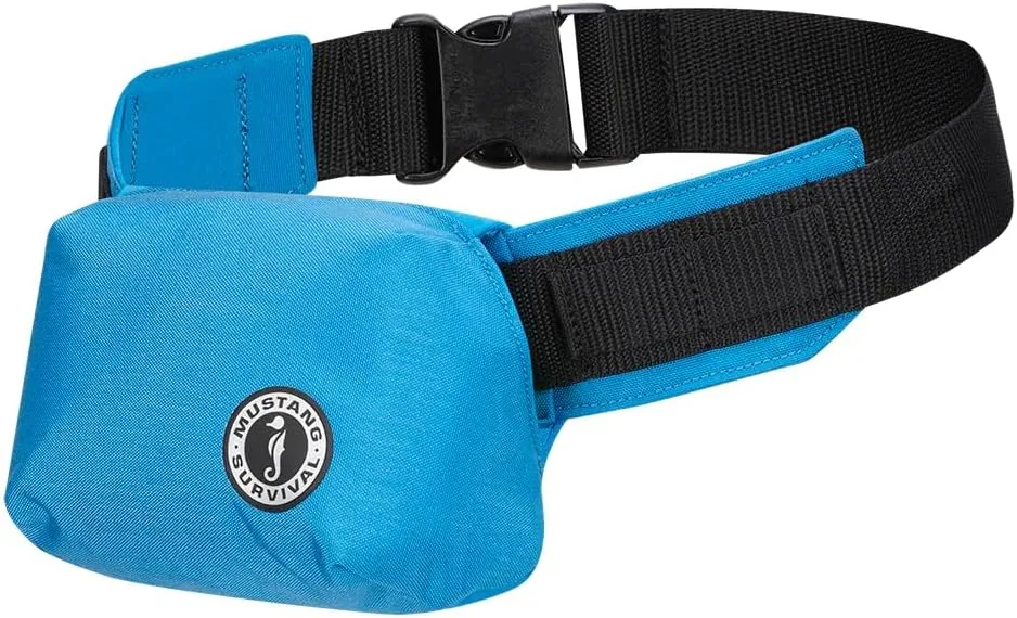 Mustang Minimalist Inflatable Belt Pack - Azure Blue - Manual