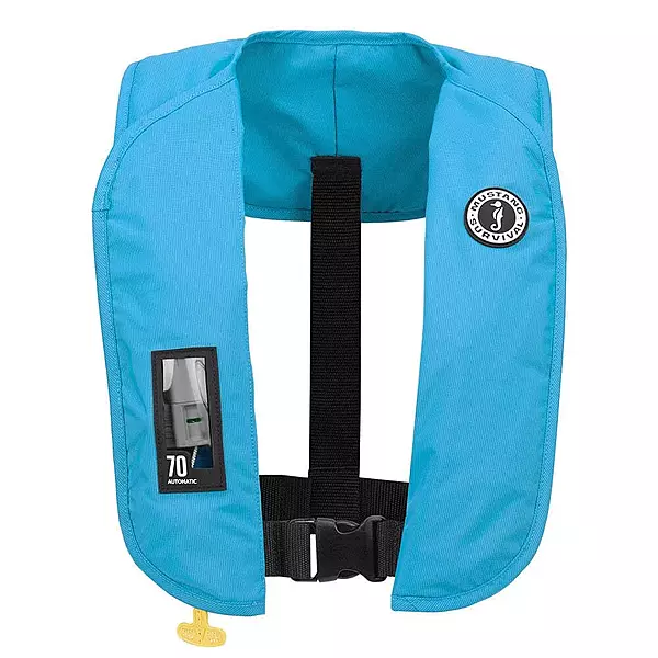 Mustang Survival MIT 70 Automatic Inflatable PFD - Azure, Single