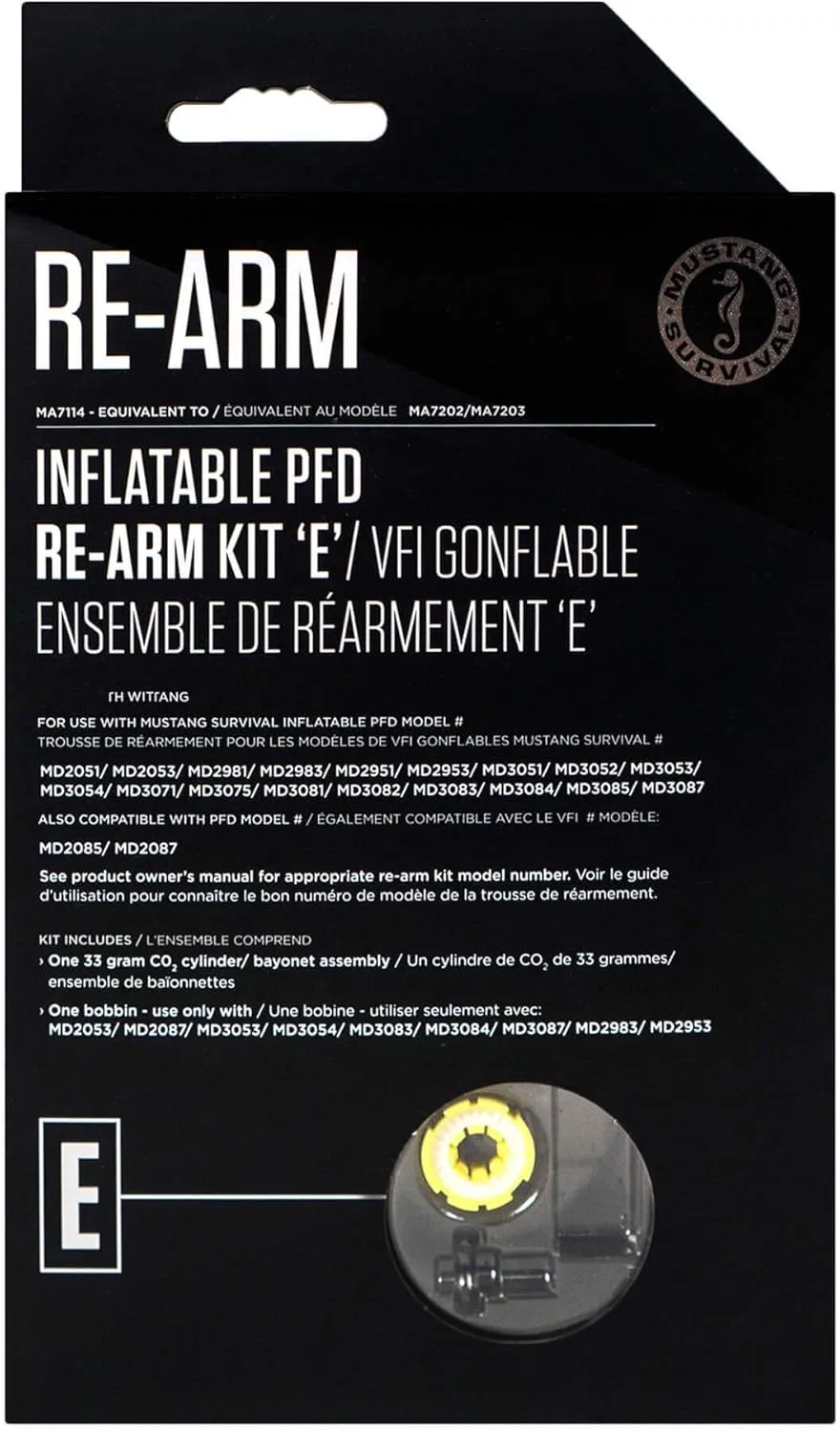 MUSTANG SURVIVAL Re-Arm Kit - Inflatable PFD Replacement