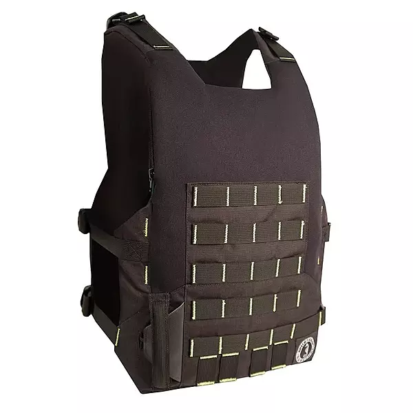 Mustang Rescue Swimmer Vest - Fluorescent Yellow/Green/Black - Universal 30"-52" - Manual